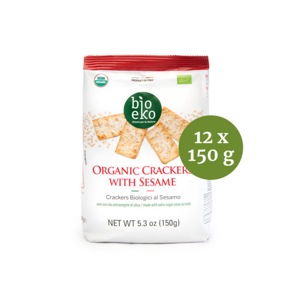 crackers integrali al sesamo