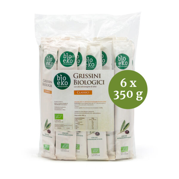 grissini biologici all'olio fto monodose